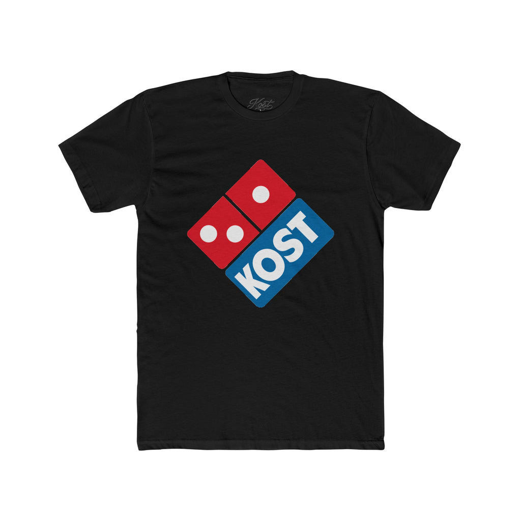 KOST Logo Tee — Retro Domino-Inspired Pizza Logo T-Shirt