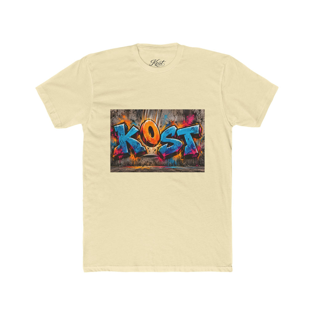 Graffiti 'KOST' Crew Tee — Colorful Urban Street Art T-Shirt