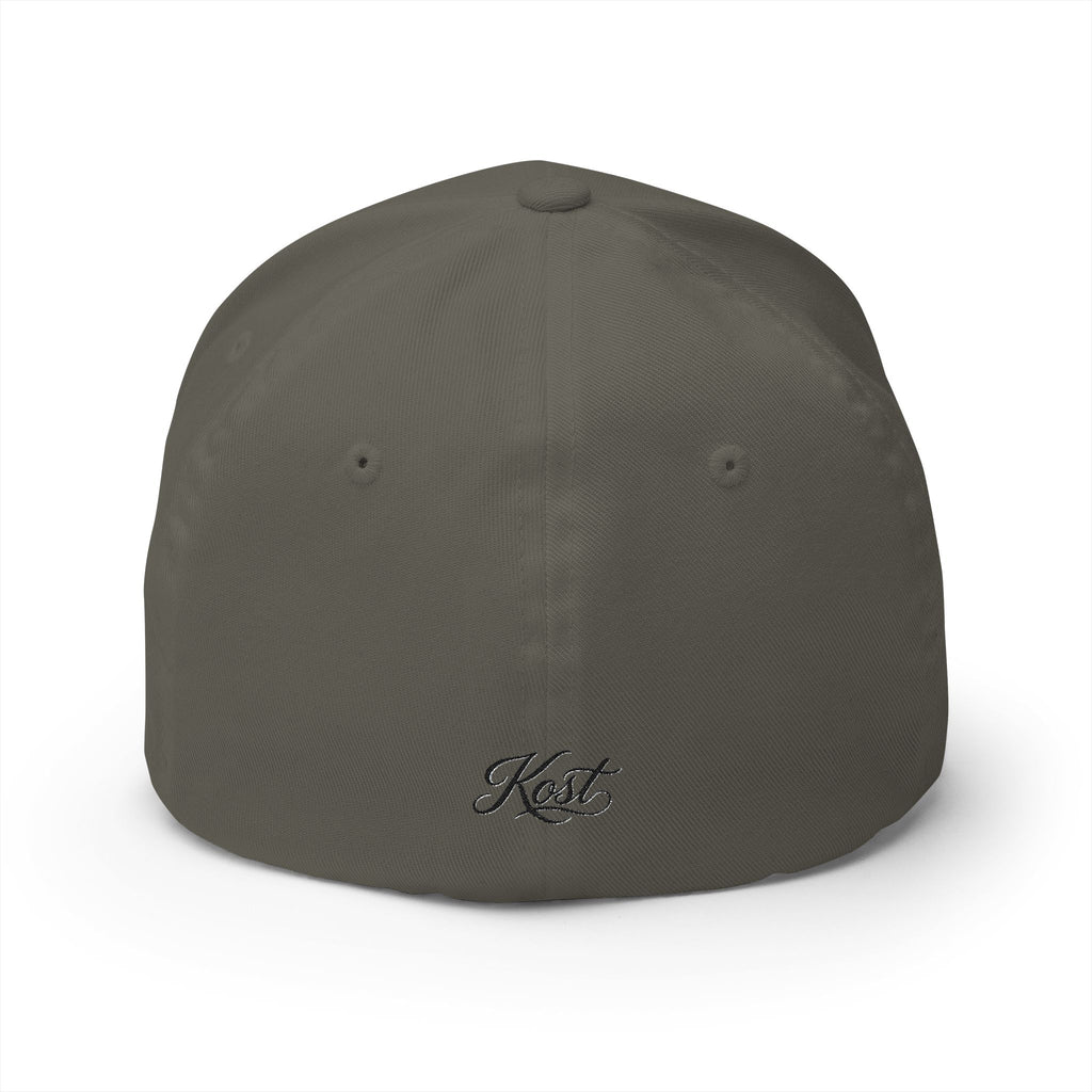 Embroidered 'Kost' Baroque Gold Logo Cap — Structured Closed-Back Hat
