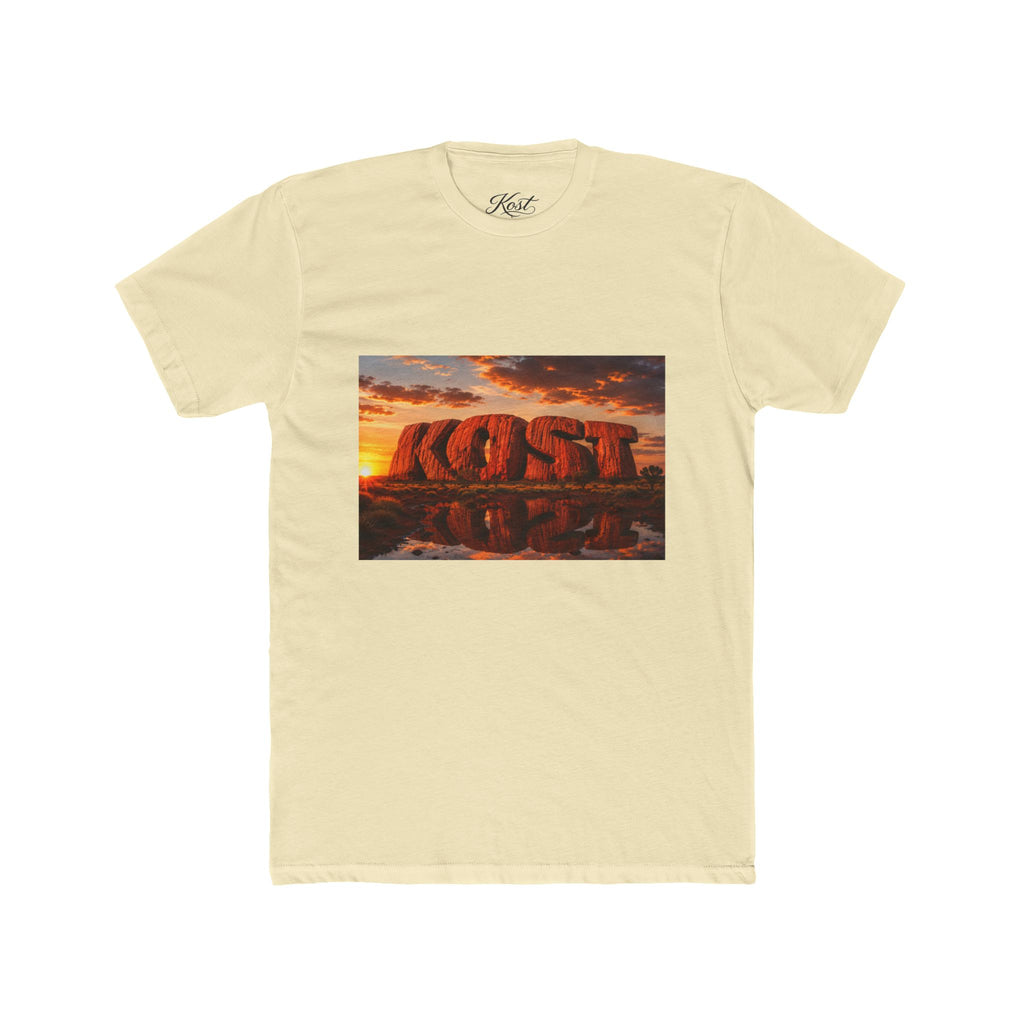 Sunset 'Lost' Graphic Tee — Retro Desert Rock Typography T-Shirt