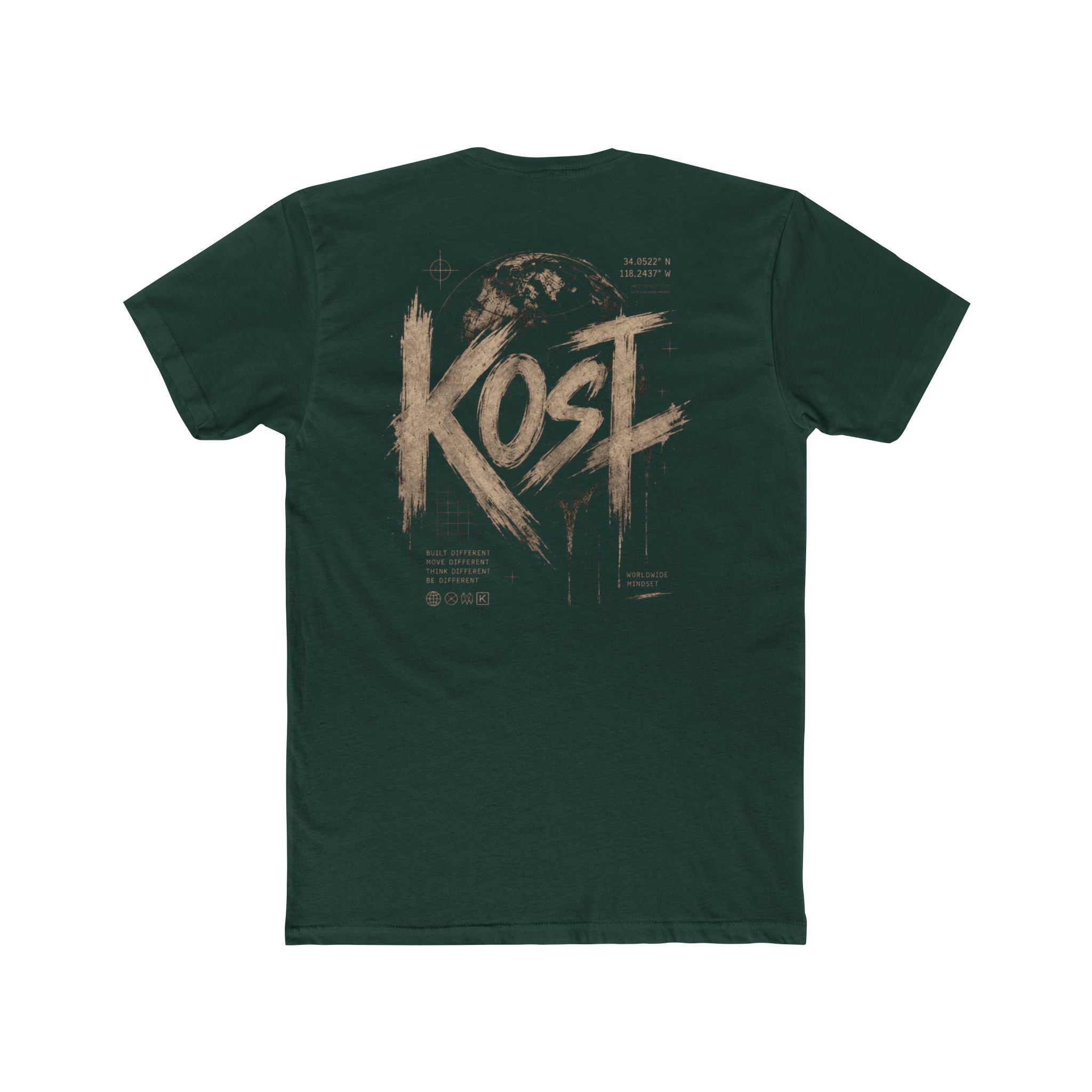 Kost Graphic Tee — Distressed Urban Logo Crewneck