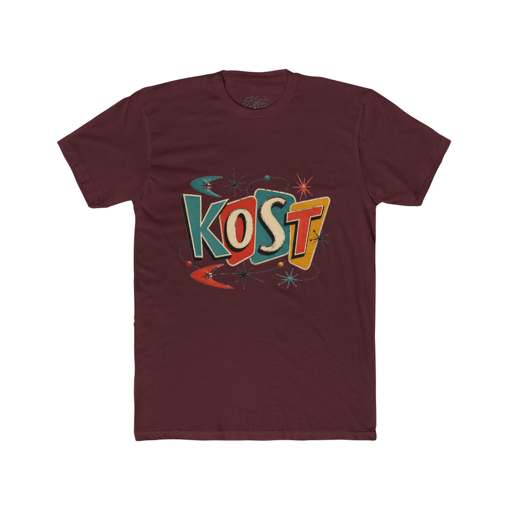 KOST Retro Vintage Logo Tee — 1950s Atomic Mid-Century Graphic T-Shirt