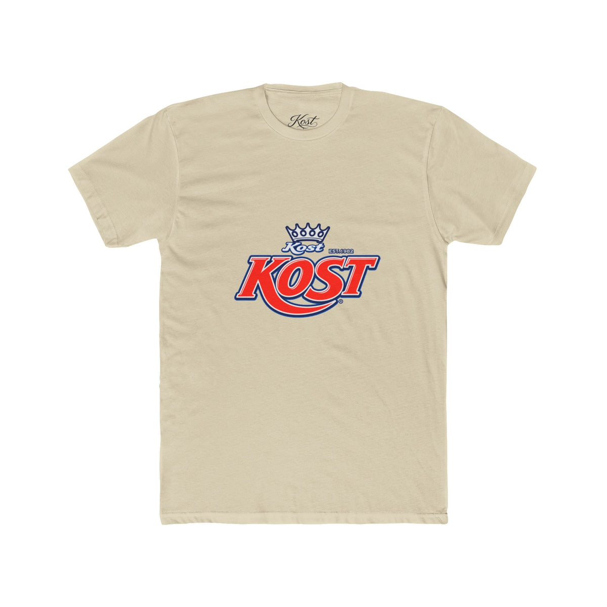 KOST Retro Logo Tee — Classic Crowned Graphic Cotton T-Shirt