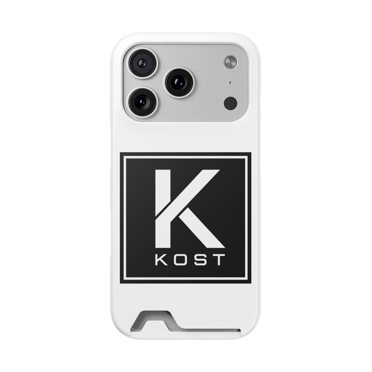 KOST Logo Phone Case with Card Holder