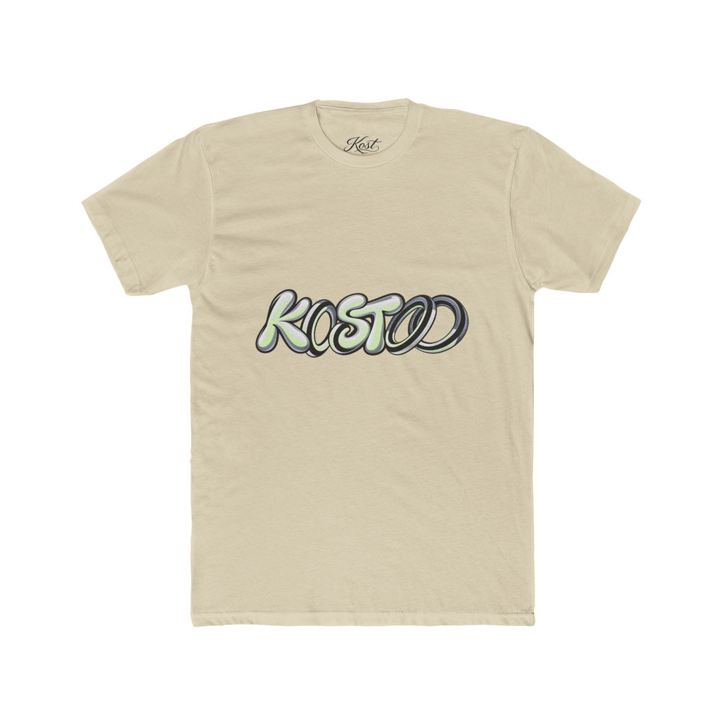 Graphic Tee — 'KOSTOD' Retro Bubble Letter Shirt