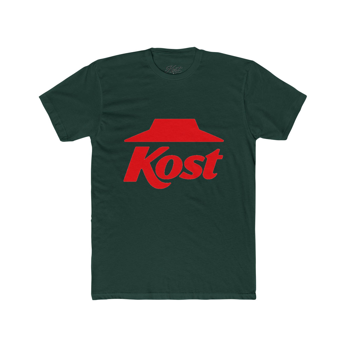 Kost Logo Tee — Retro Red Hat Graphic T-Shirt