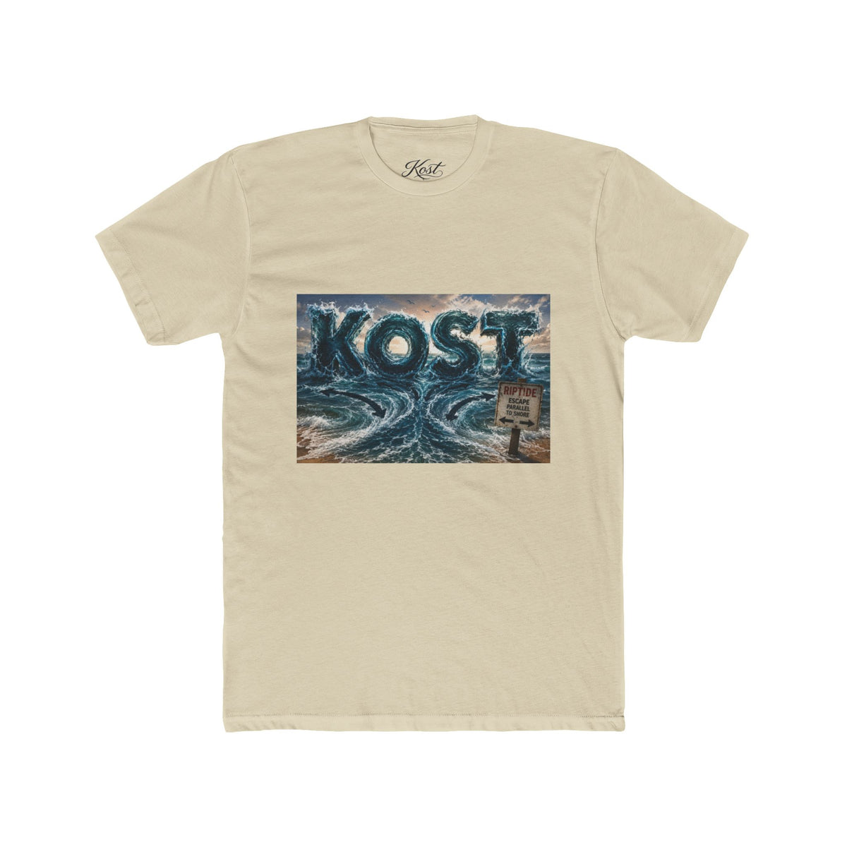 Kost Ocean Wave Graphic Tee — Surf-Inspired Vintage Coastal T-Shirt