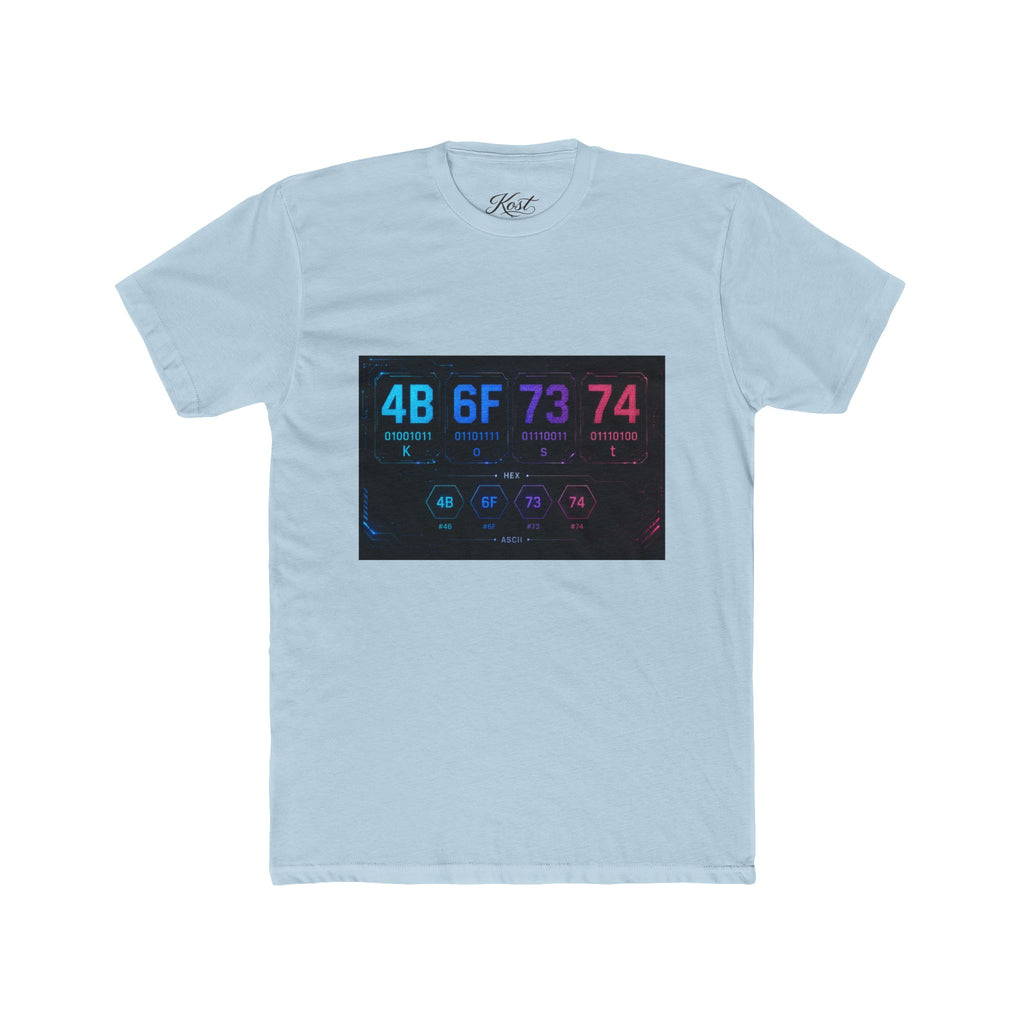 4B 6F 73 74 74 Binary Code Graphic T-Shirt