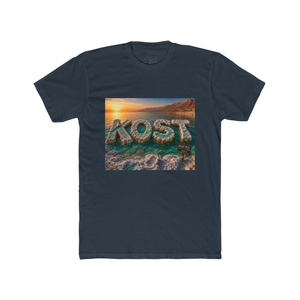 Lost Beach Sunset T‑Shirt — Scenic Ocean Typography Tee