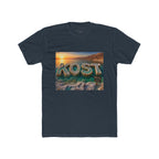 Lost Beach Sunset T‑Shirt — Scenic Ocean Typography Tee