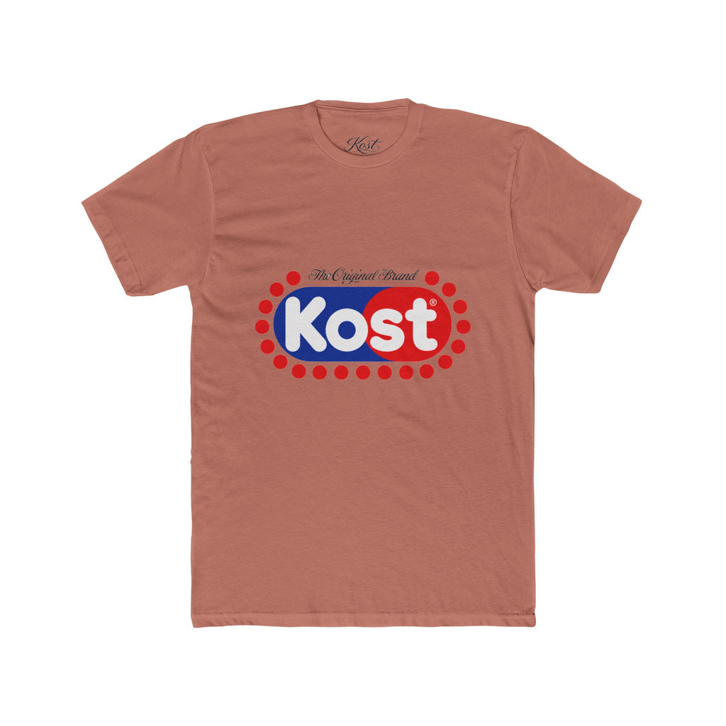 Kost Logo Tee — Retro Red & Blue Graphic T-Shirt