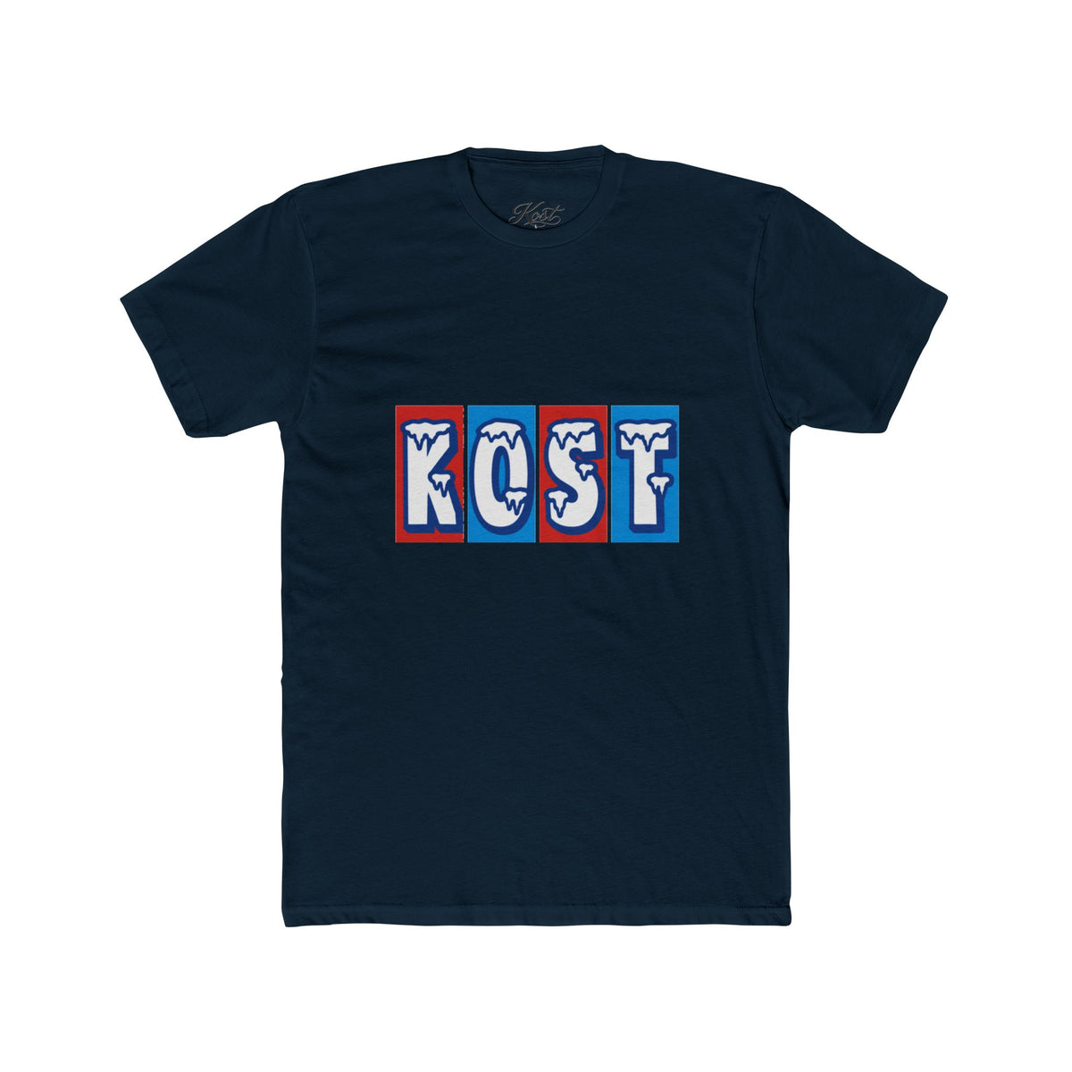 Crew Tee — 'LOST' Retro Block Letter Graphic T-Shirt
