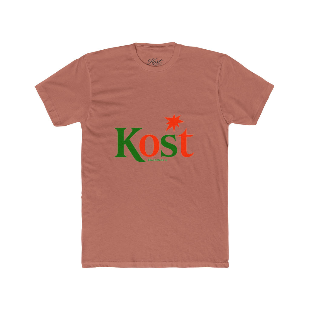 Kost Logo Tee — Retro Green & Red Graphic T-Shirt
