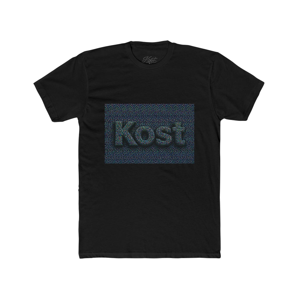 Kost Embroidered Logo Tee — Minimalist Cotton Crew T‑Shirt