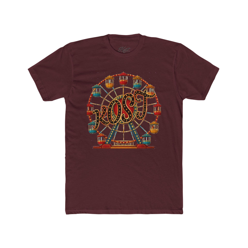 Vintage Ferris Wheel Amusement Park Cotton Tee