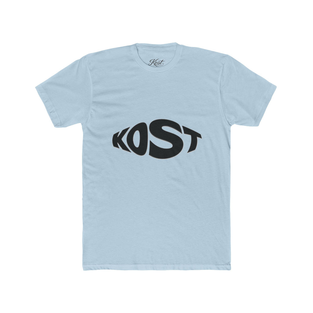 Kost Logo Tee — Minimal Black Graphic Cotton T-Shirt