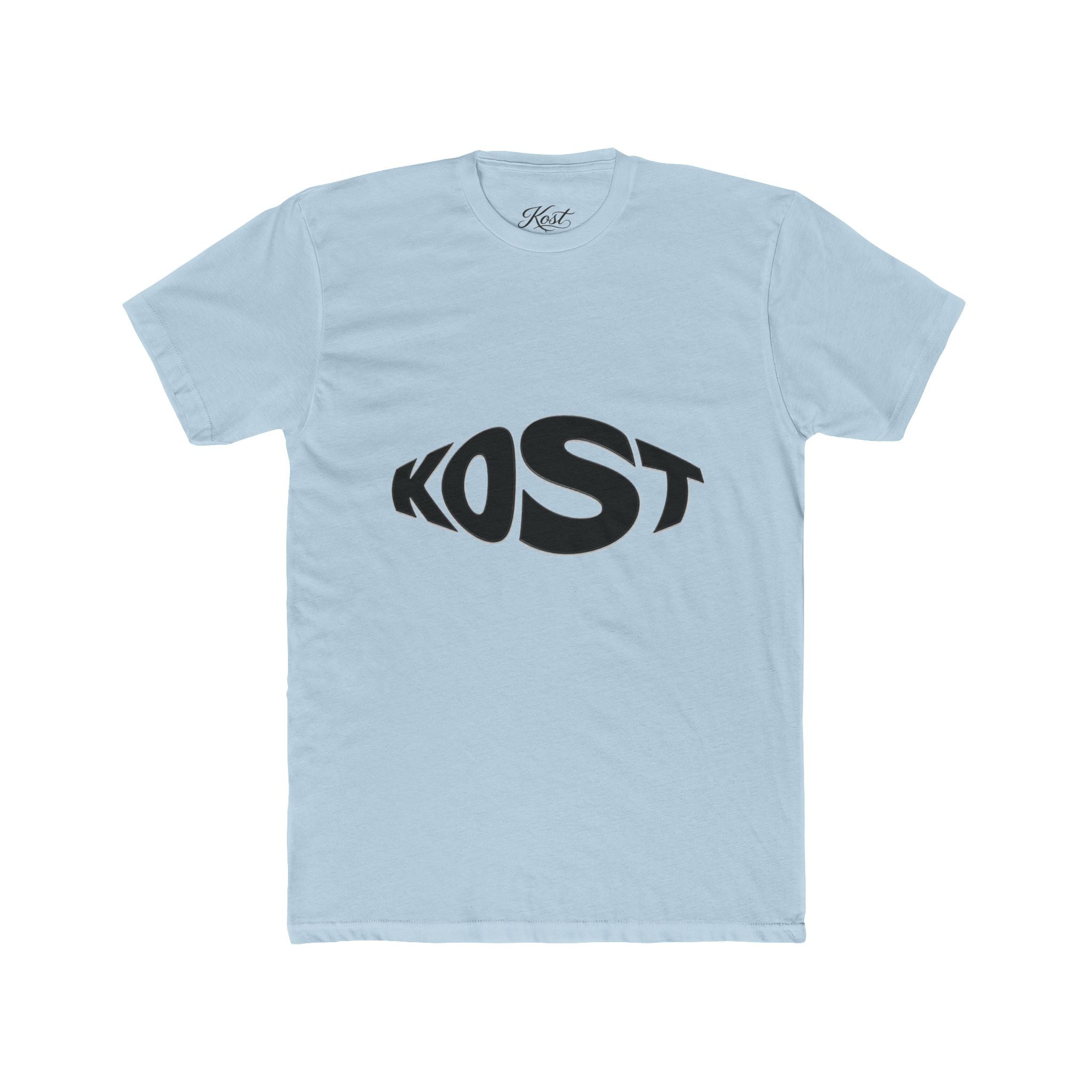 Kost Logo Tee — Minimal Black Graphic Cotton T-Shirt