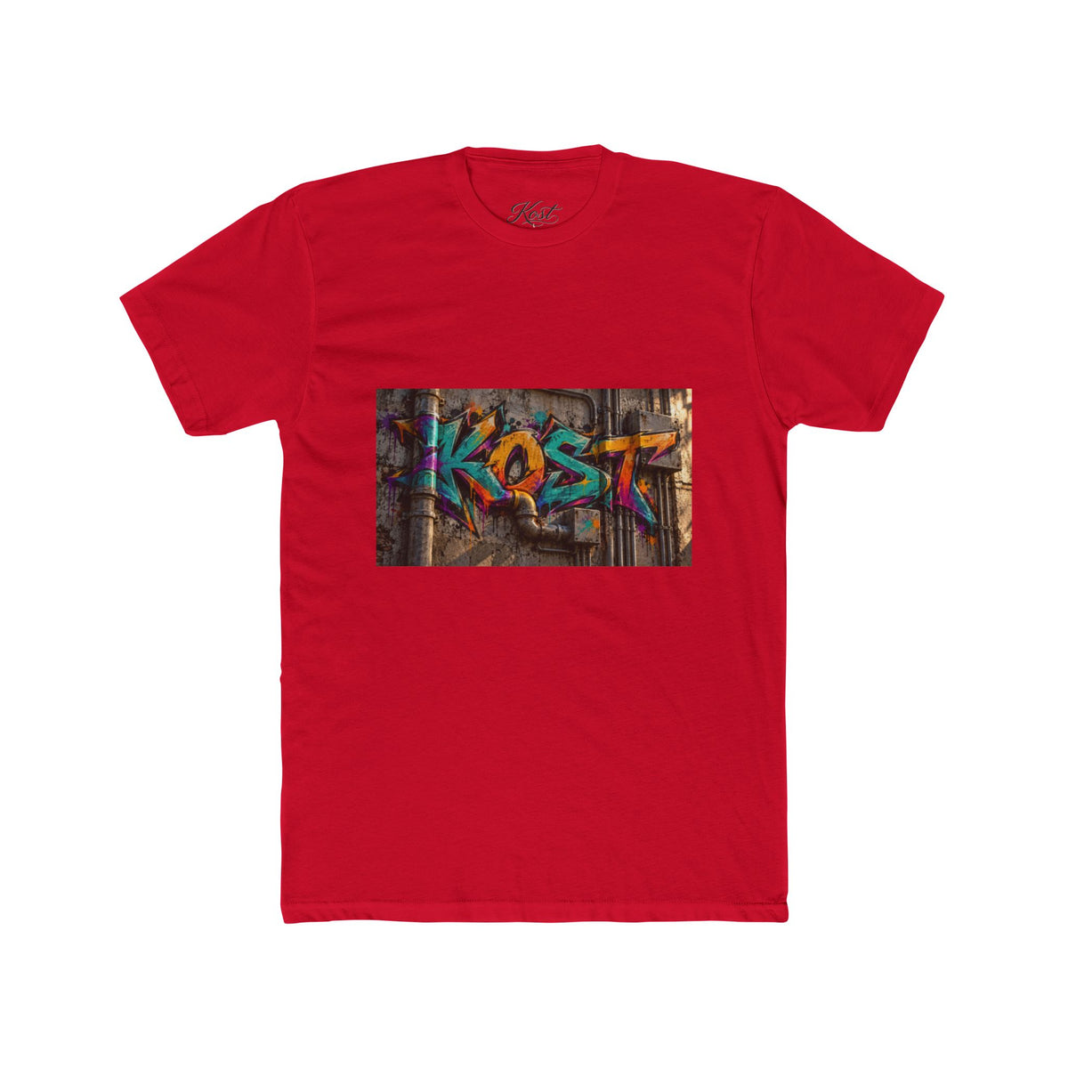 Graffiti 'KOST' Crew Tee — Urban Street Art Graphic T-Shirt