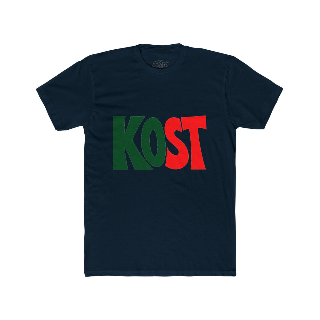KOST Bold Logo Tee — Retro Red & Green Graphic T-Shirt