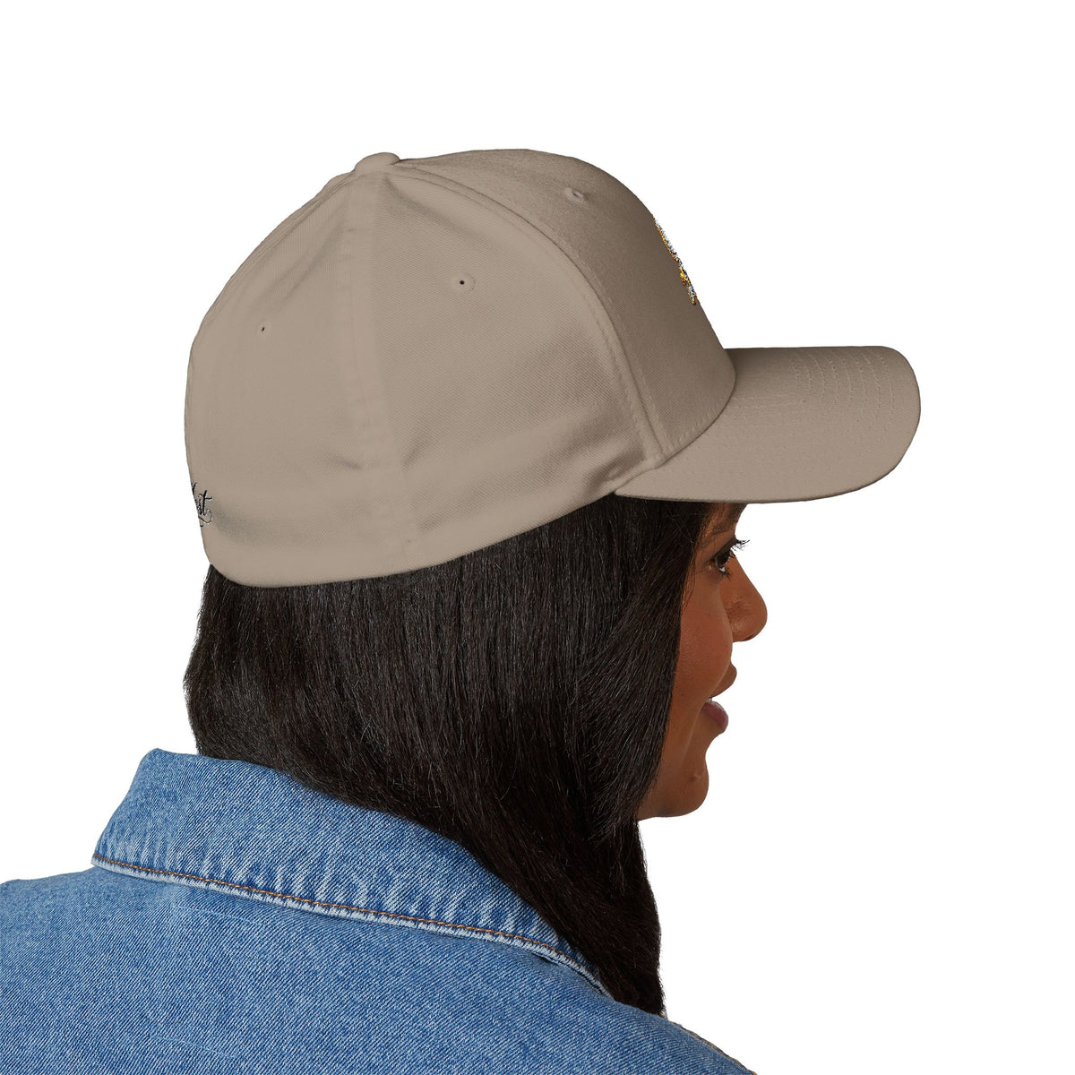 Embroidered 'Kost' Baroque Gold Logo Cap — Structured Closed-Back Hat