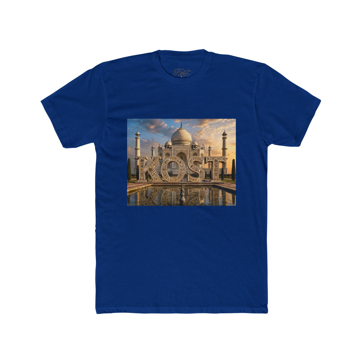 Taj Mahal Photo Tee — 'KOST' Scenic Sunset Graphic T-Shirt