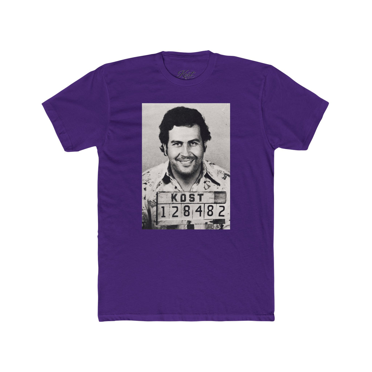 Graphic Crew Tee with Vintage Mugshot Photo