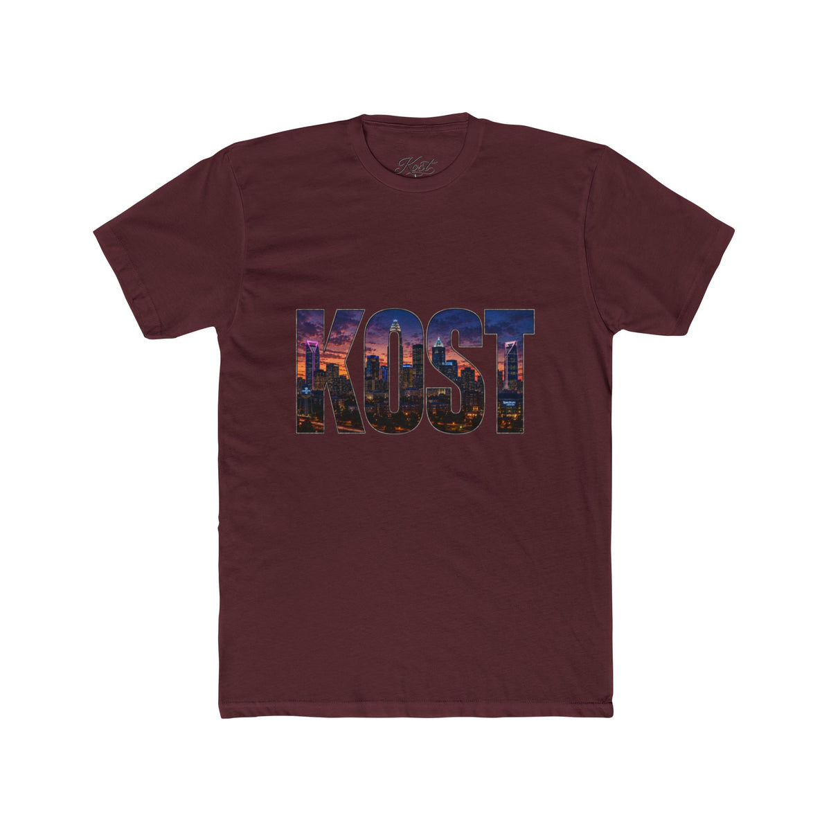 KOST Skyline T-Shirt — Cityscape Lettering Crew Tee