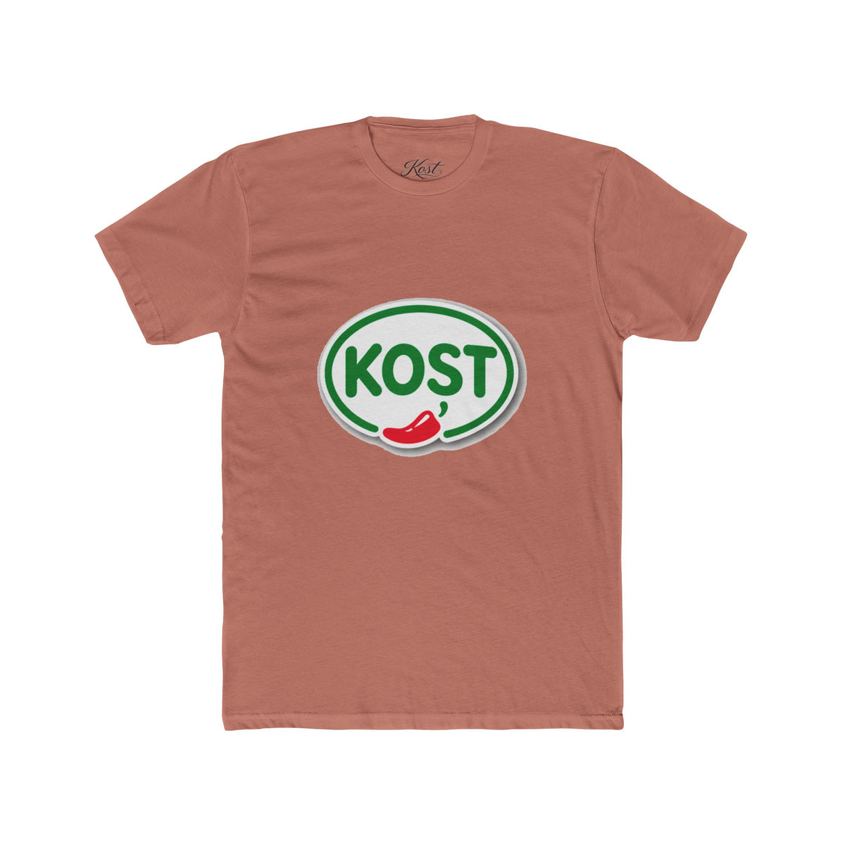 KOST Logo Tee — Retro Chili Pepper Graphic T-Shirt