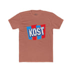 Kost Retro Logo T-Shirt — Red & Blue Graphic Crew Tee