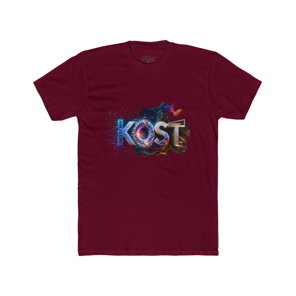 KOST Retro Galaxy Graphic Tee — Cosmic Lettering Crewneck