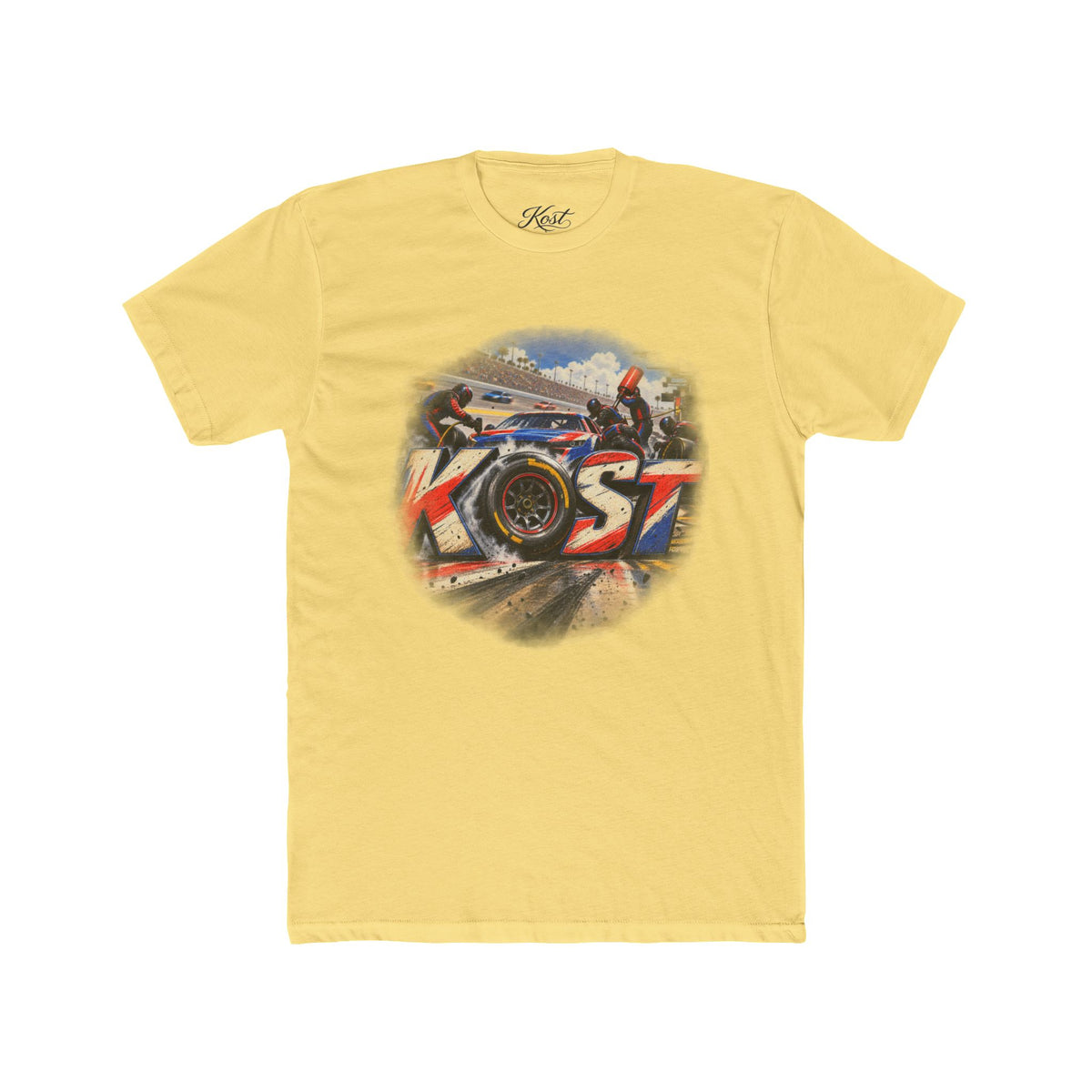 KOST Racing Motorcycle Tee — Vintage Track Bike Graphic Shirt