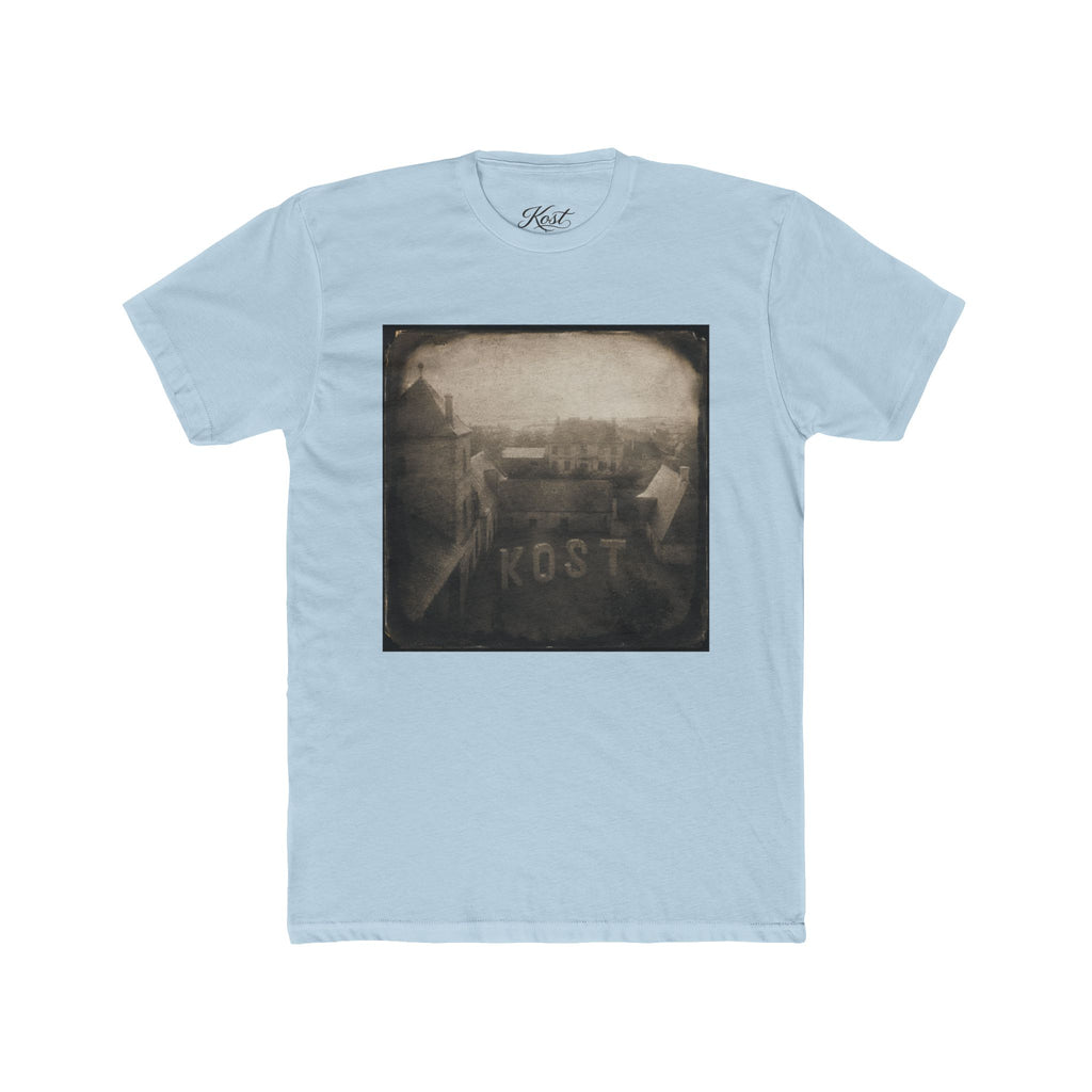 Vintage Road Photo Tee — 'KOST' Distressed Square Print