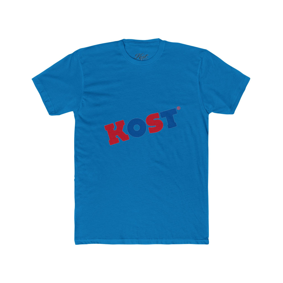 KOST Retro Logo Tee – Vintage Red & Blue Graphic T-Shirt