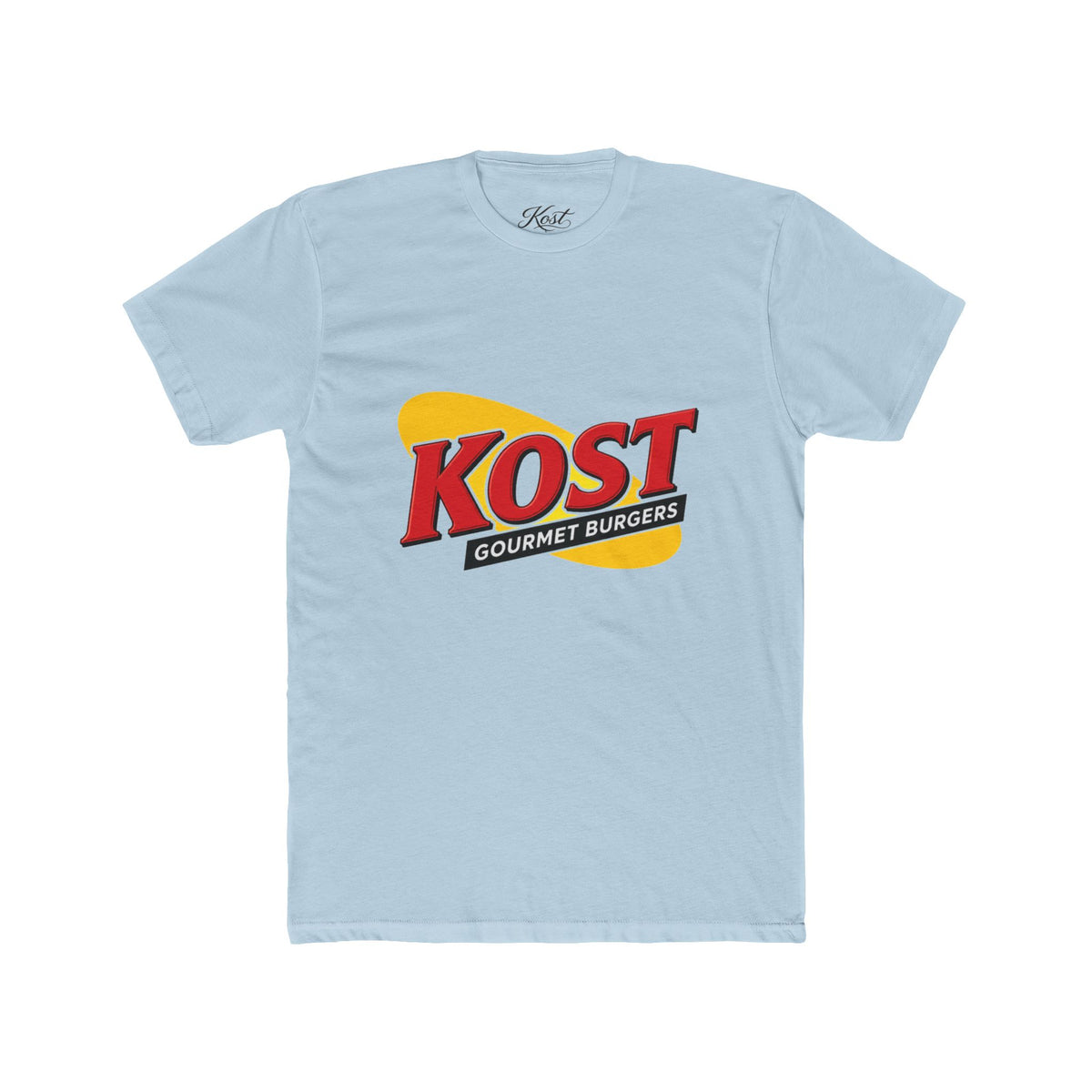 Burger Logo T‑Shirt — "KOST Gourmet Burgers" Retro Crew Tee