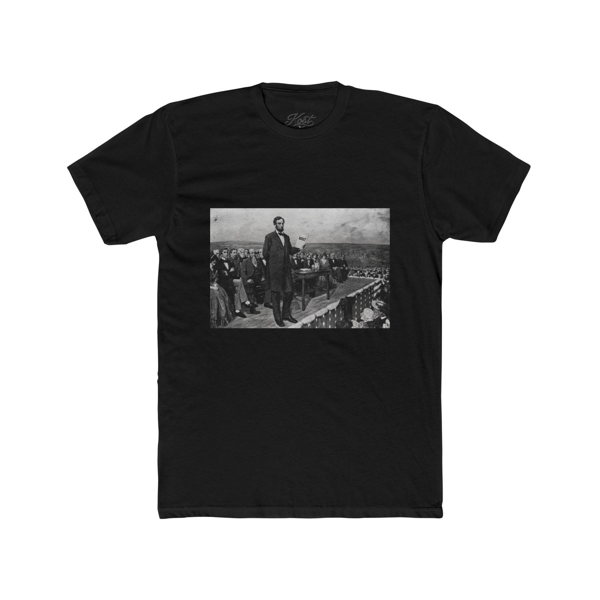 Abraham Lincoln Gettysburg Address Tee — Vintage Historical Photo T-Shirt