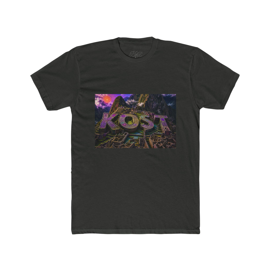 KOST Retro Vaporwave Graphic Tee — 80s Neon Cityscape Shirt