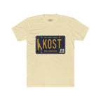 Delaware License Plate Tee — KOST Vintage State Plate T‑Shirt