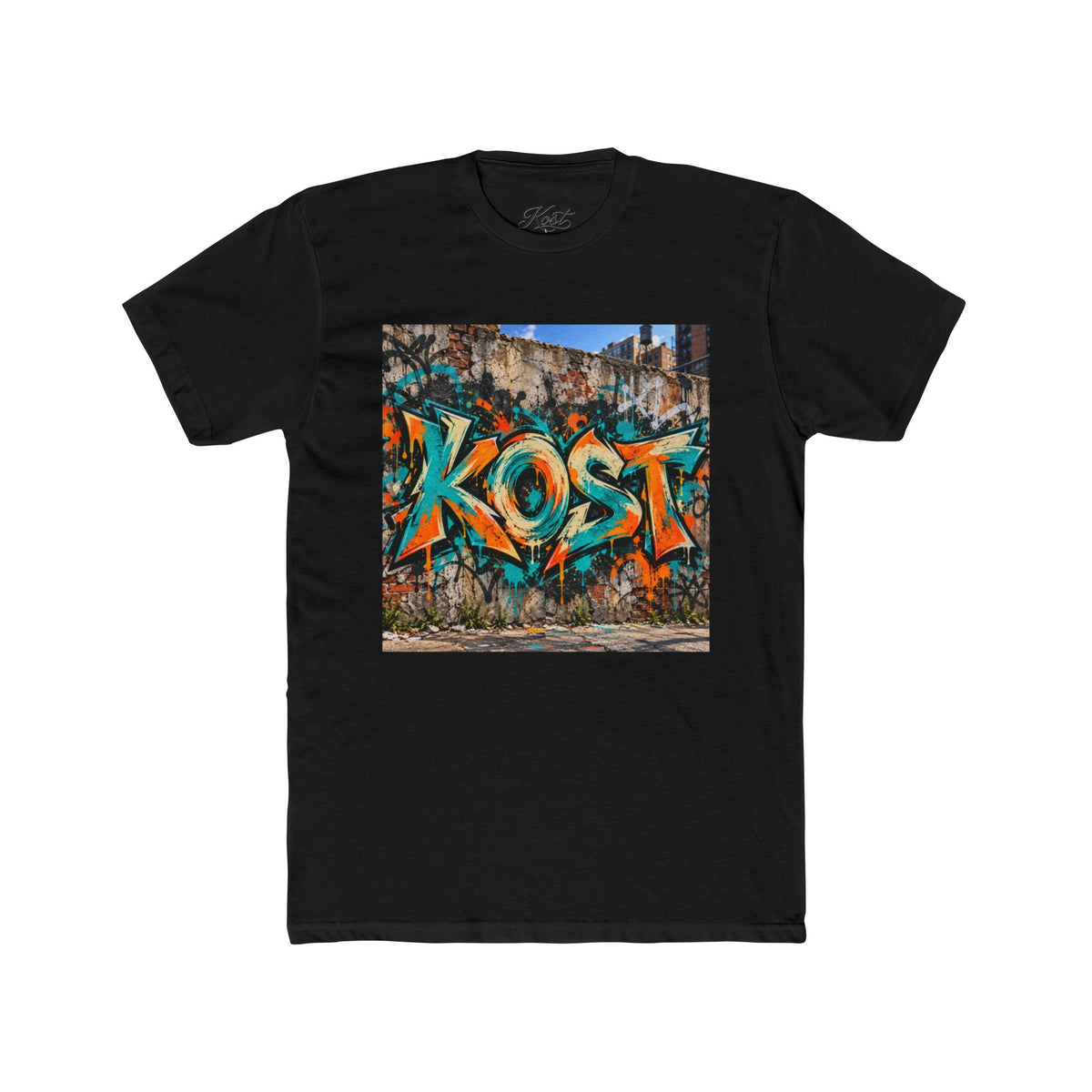 KOST Graffiti Street Art Tee — Urban Spray Paint Graphic T-Shirt