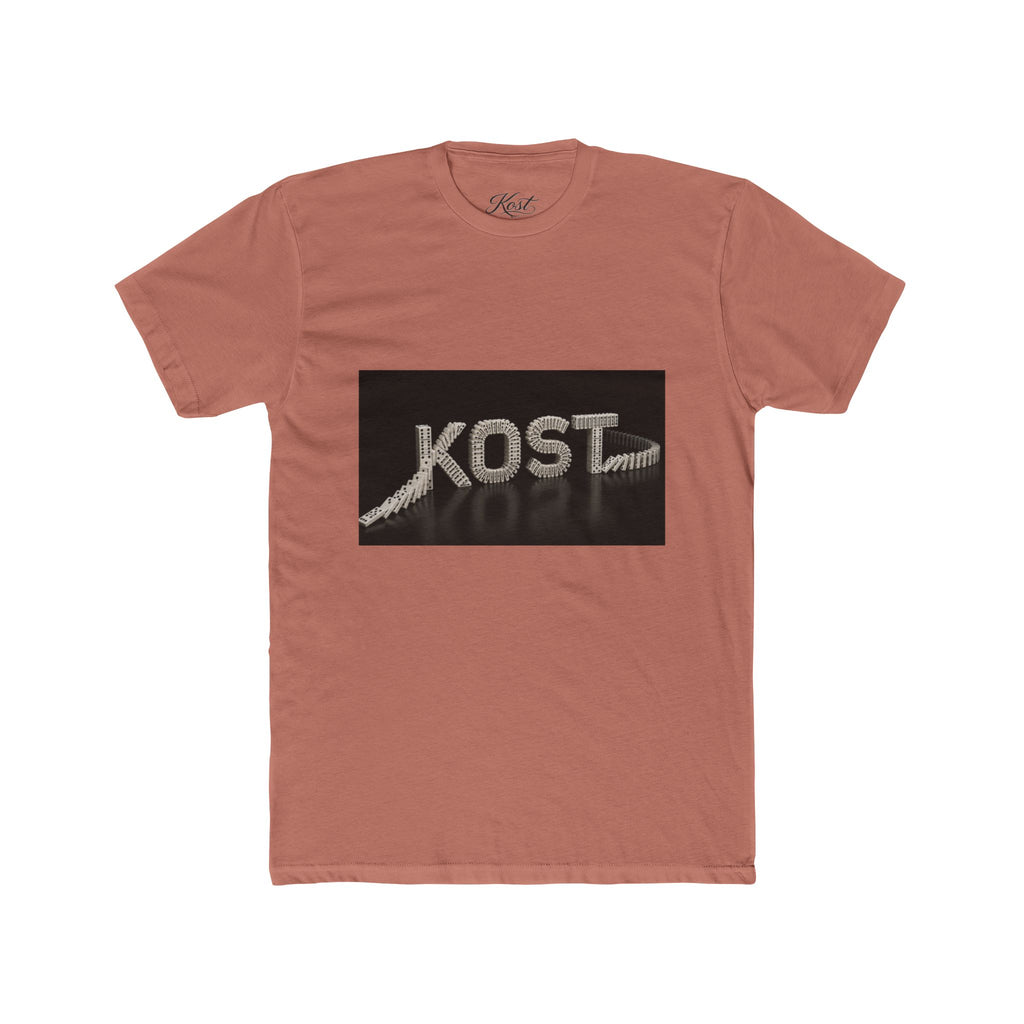 KOST Logo Tee — Retro Metallic Logo Graphic T-Shirt