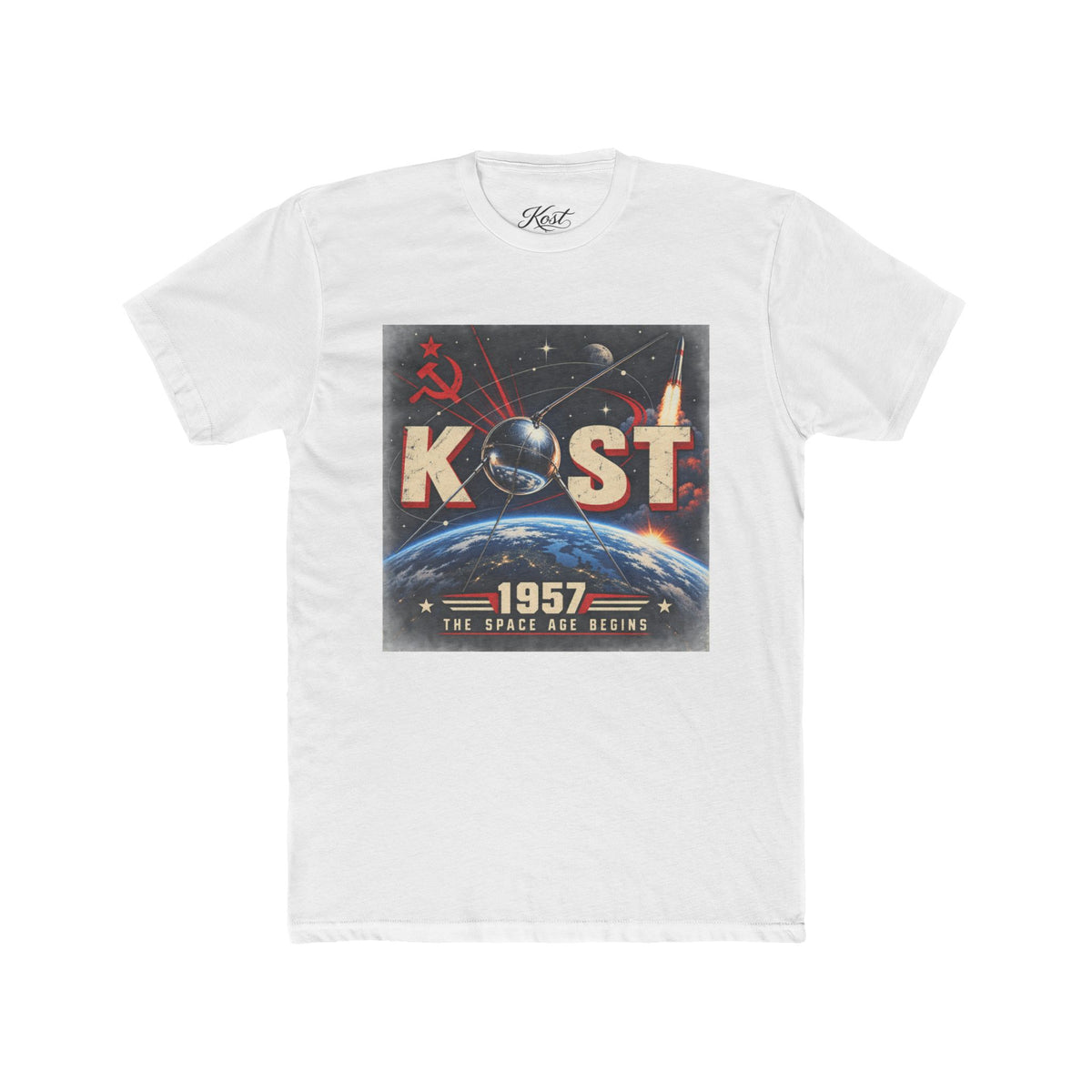 Vintage Sputnik 1957 T-Shirt — Retro Space Race Graphic Tee