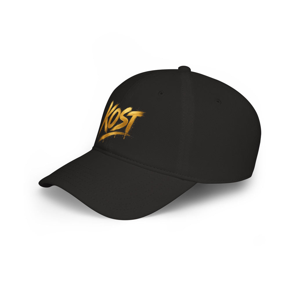 KOST Gold Brush Script Cap
