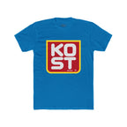 Vintage Retro Logo Tee — "KOST" Bold Square Graphic T-Shirt
