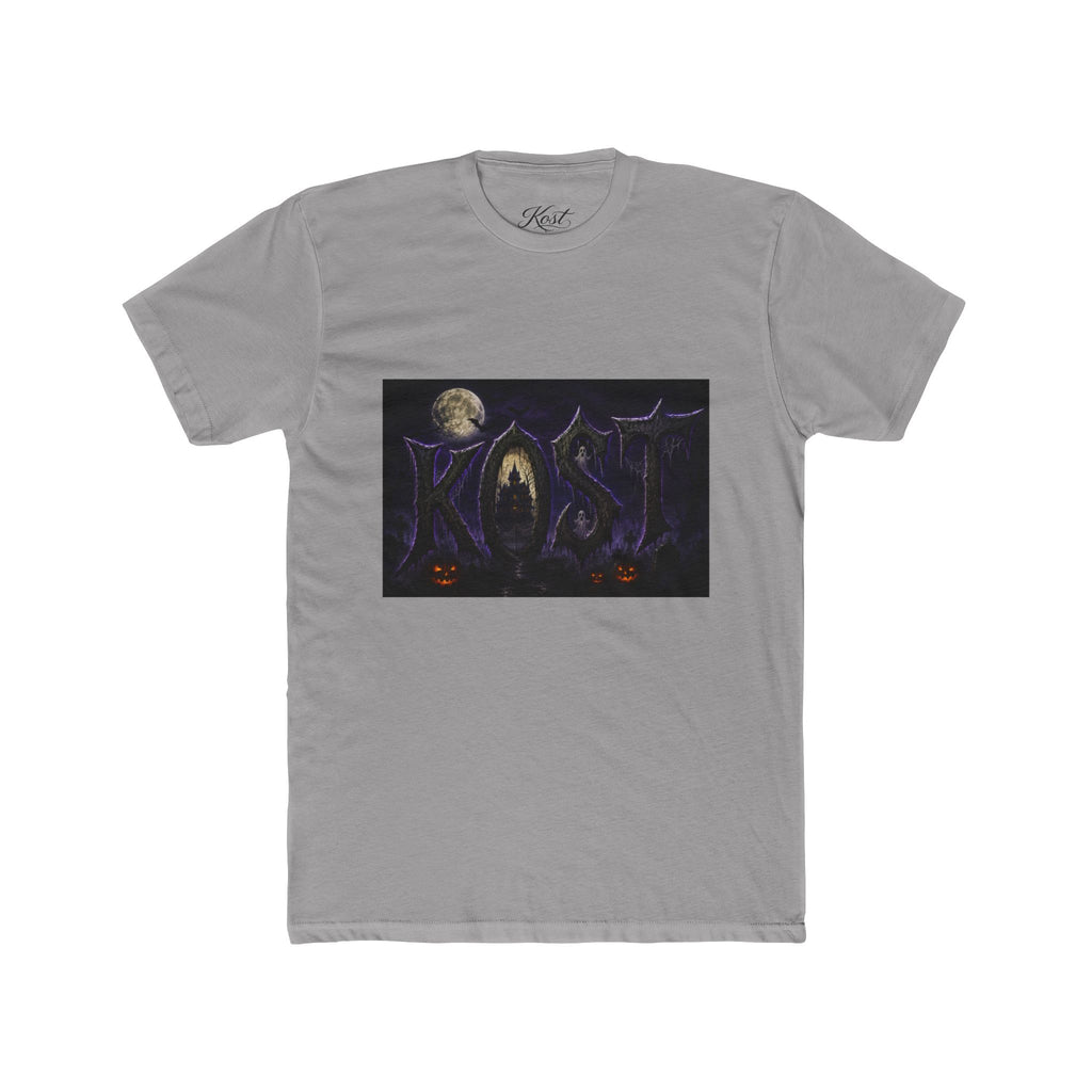 Halloween Forest Tee — Haunted Moonlight Pumpkin Horror Graphic T-Shirt