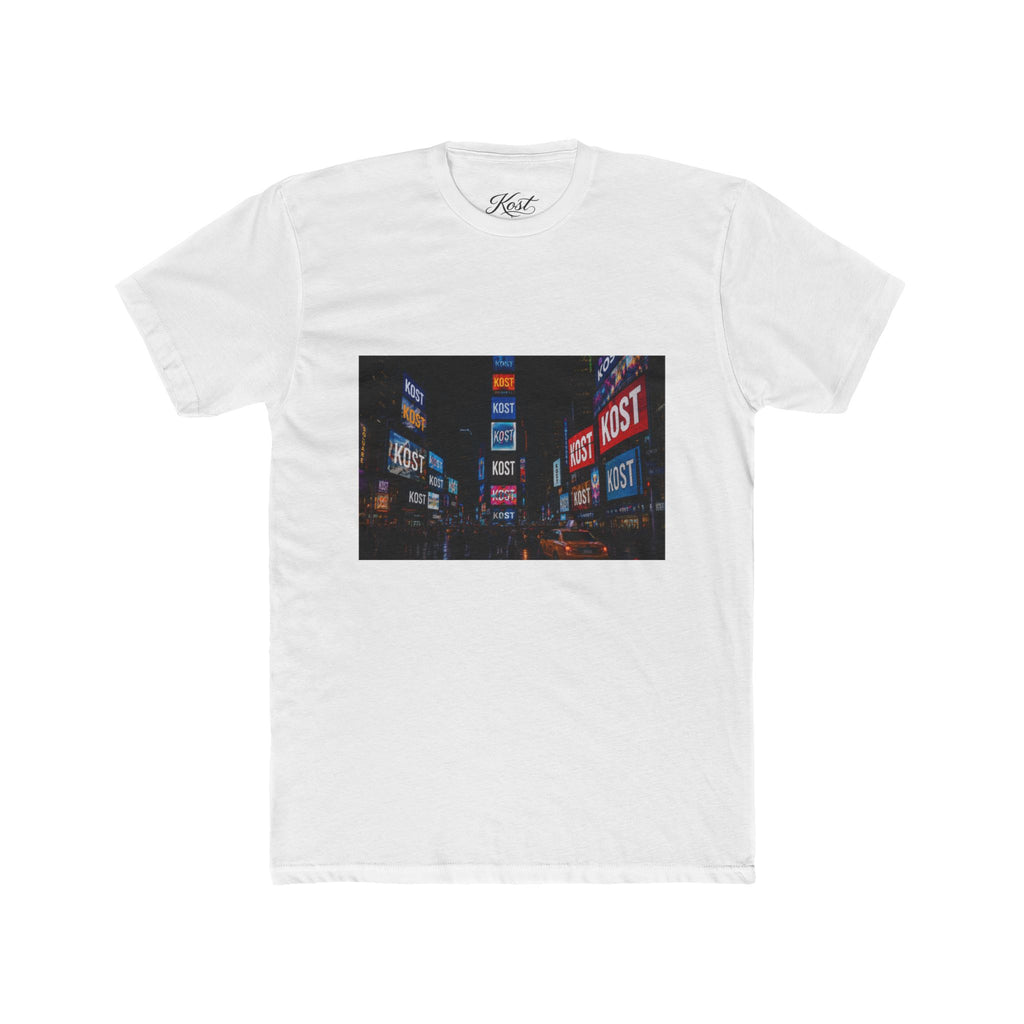 Neon City Lights T‑Shirt — Nighttime Urban Photo Tee