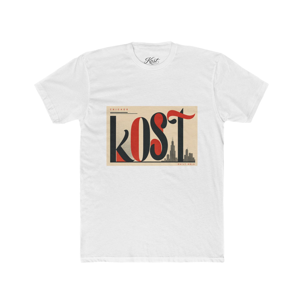 KOST Retro City Skyline Tee — Vintage Typography San Francisco Shirt
