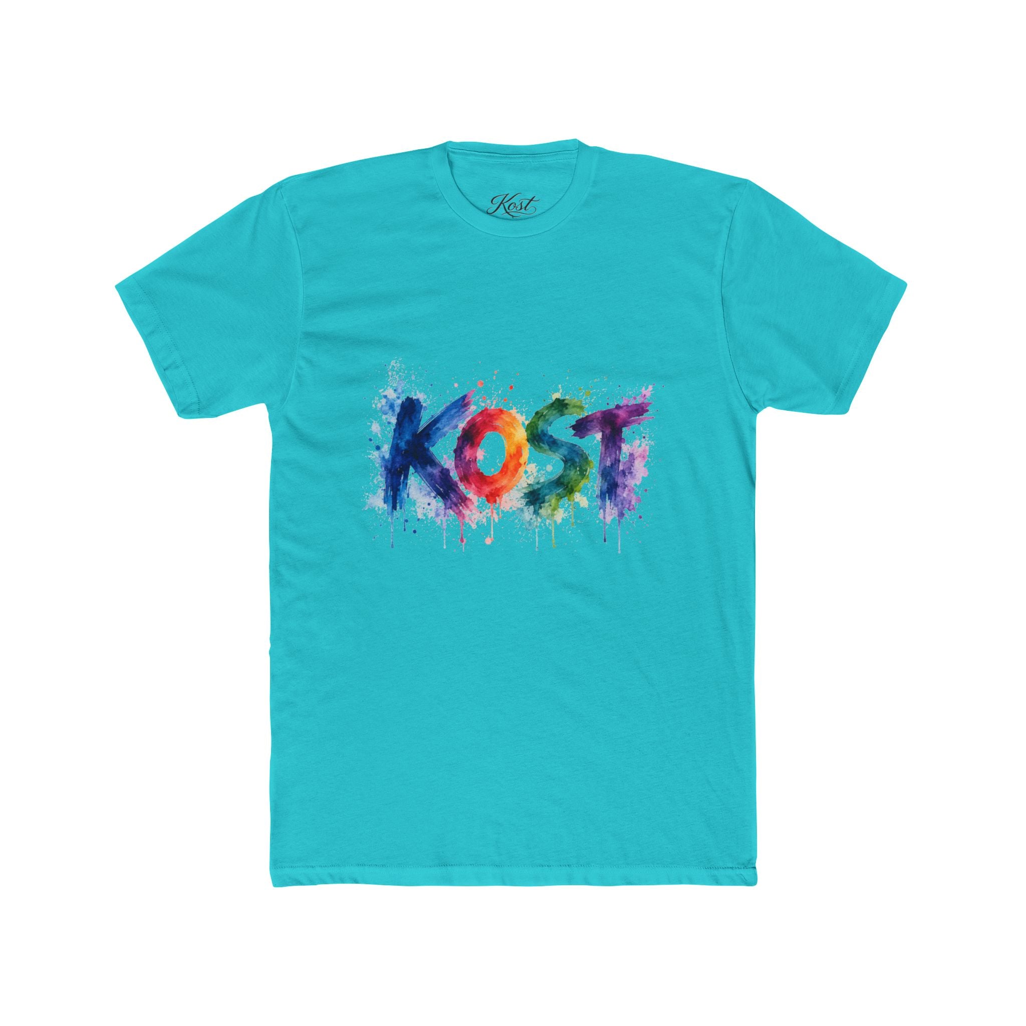 KOST Color Splash Tee — Rainbow Paint Drip Graphic T-Shirt