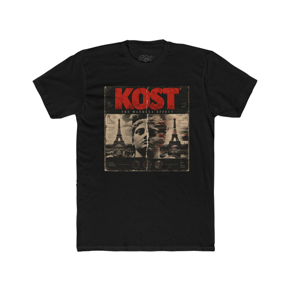 KOST Paris Collage T-Shirt — Retro JFK & Eiffel Tower Graphic Tee