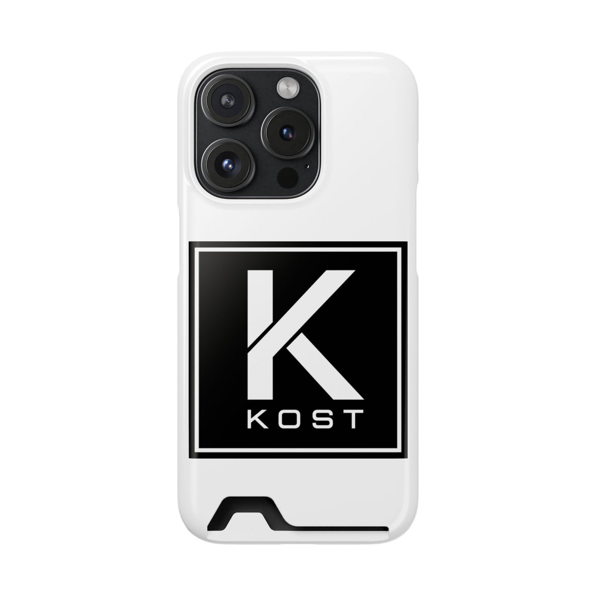 KOST Logo Phone Case with Card Holder