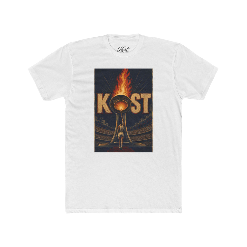 KOST Vintage Torch Tee — Retro Flame Graphic T-Shirt