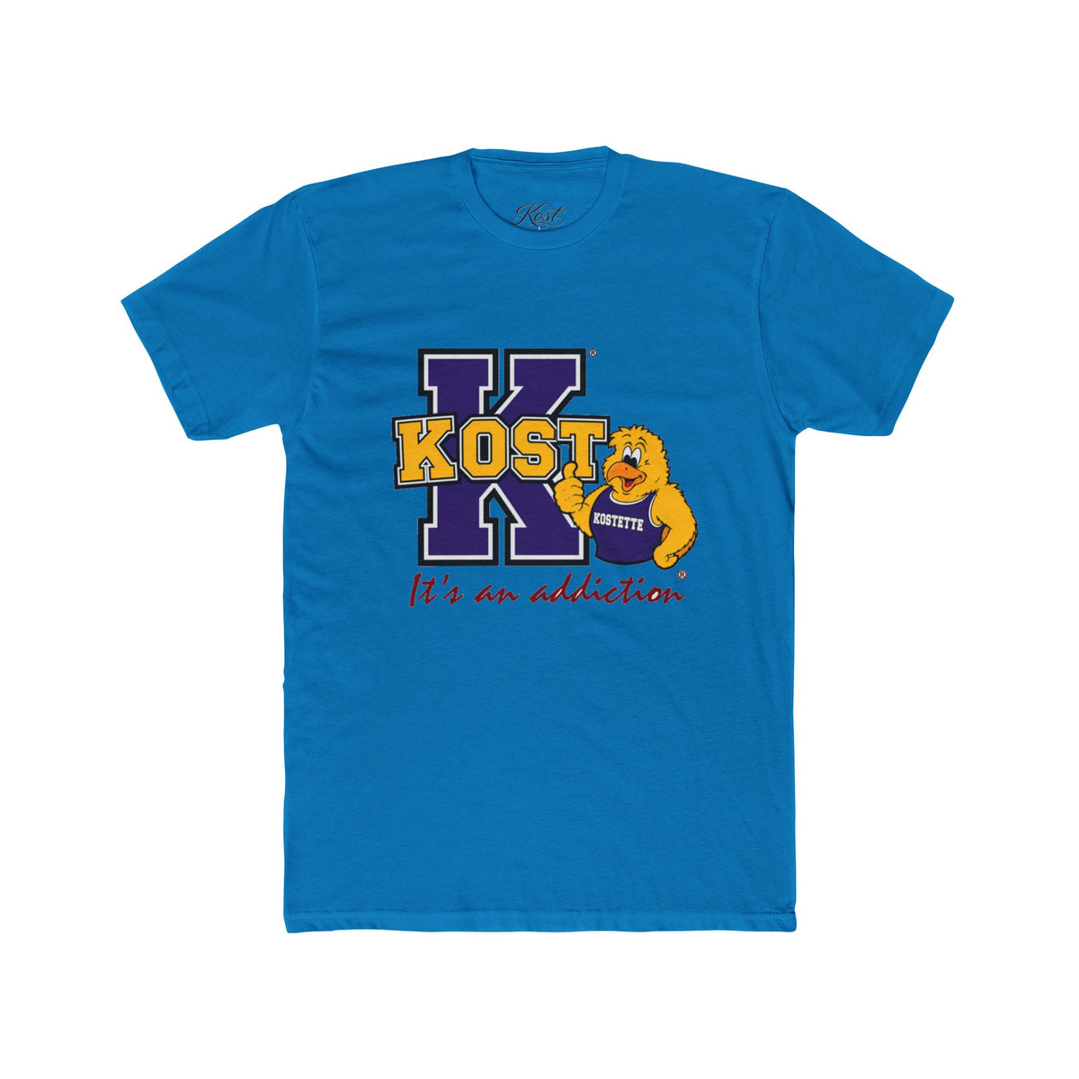 Kost University Bear Crew Tee — "It’s an Addiction" College Spirit T-Shirt